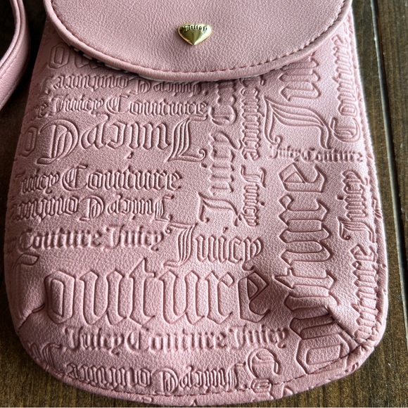 Juicy Couture Pink Crossbody Bag/Purse - Picture 2 of 7